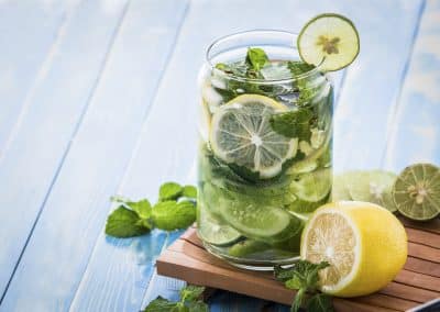 Free Lemon, Ginger, and Cucumber Infused Water