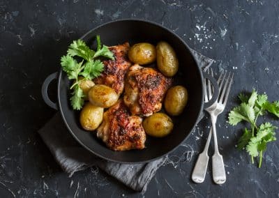 Thyme Chicken and Potatoes