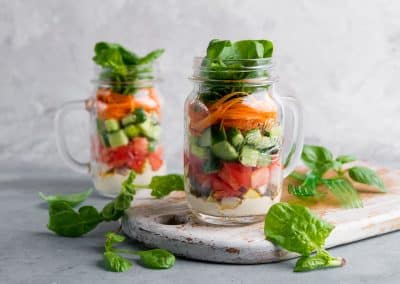 Mason Jar Taco Salad
