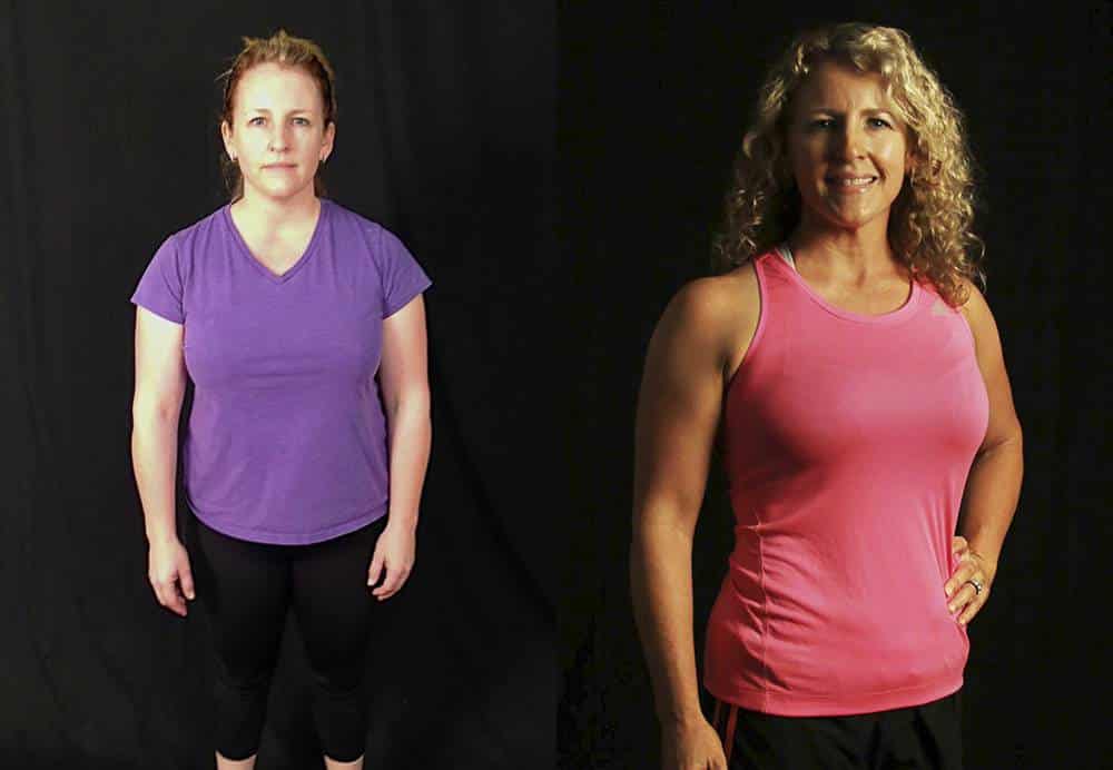 Jamie before and after MetPro