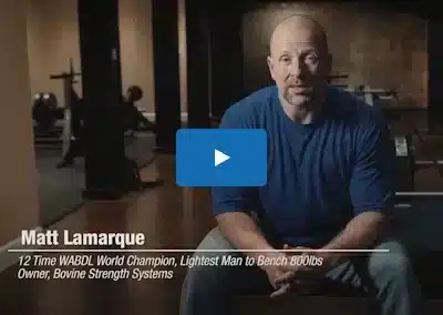 World Champion Powerlifter Matt Lamarque and MetPro